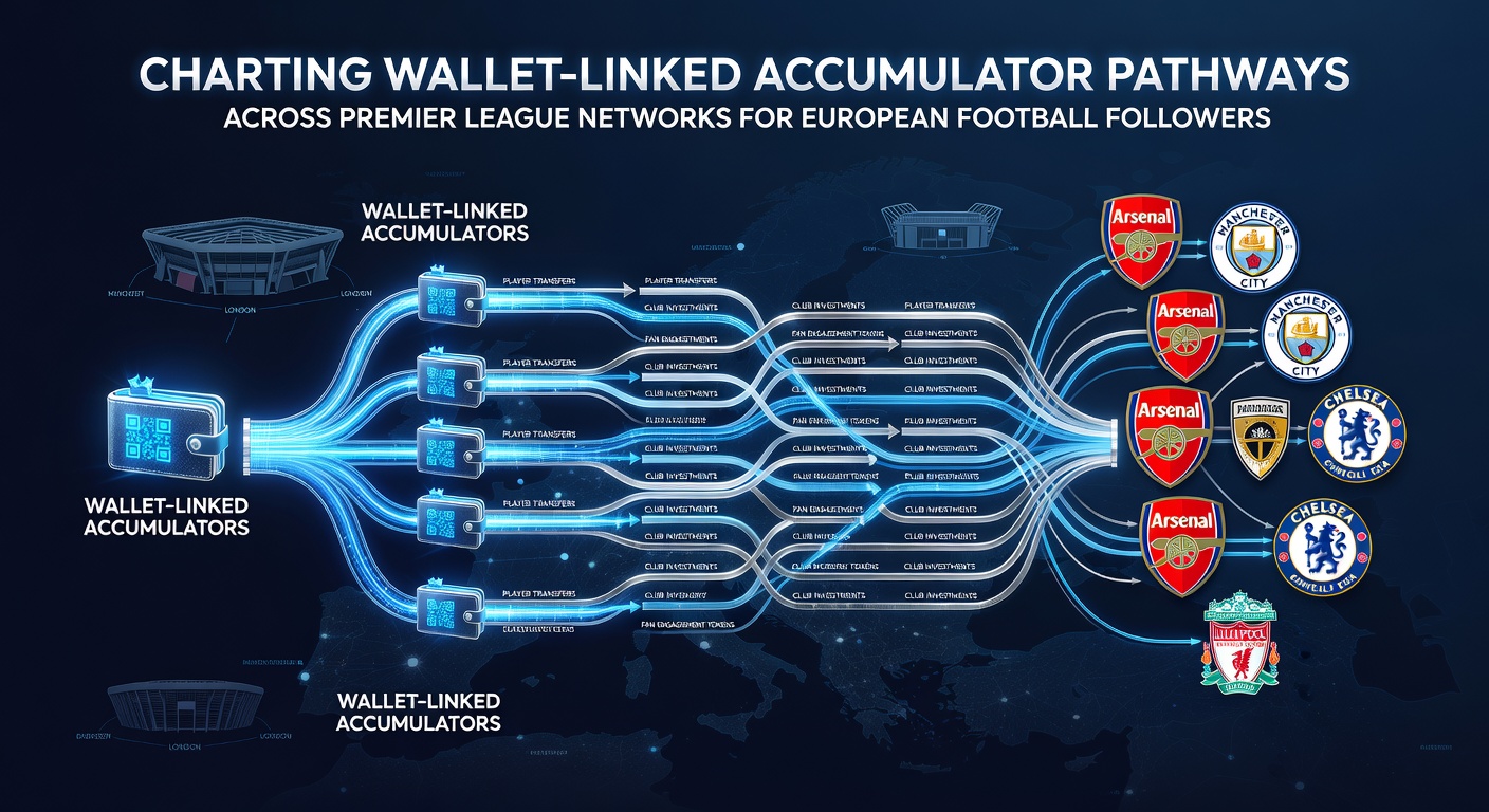 Digitale wallet interfaces die accumulator bets op Premier League wedstrijden verbinden met internationale boekmakersnetwerken