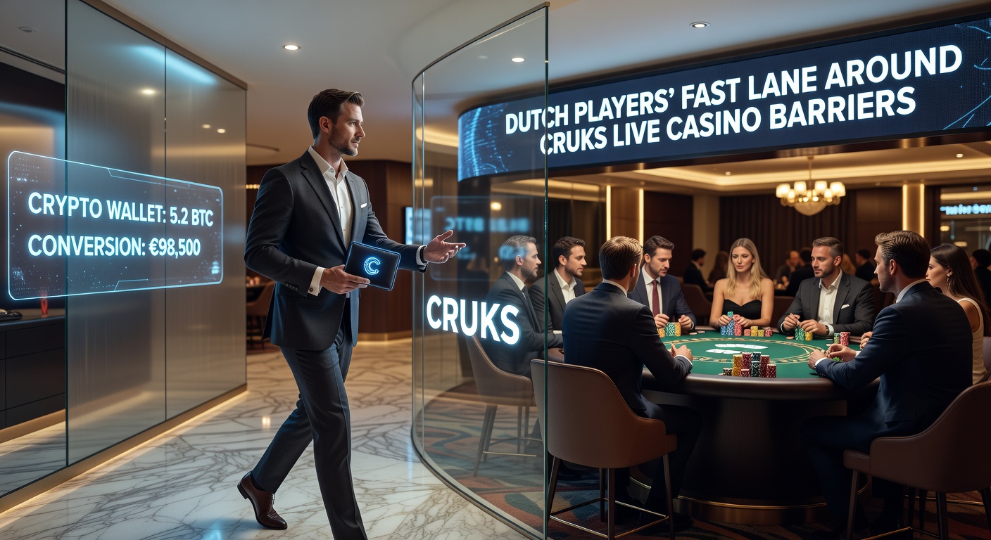 Schermafbeelding van een crypto wallet gekoppeld aan een live casino jackpot tafel, met Nederlandse spelers in gedachten