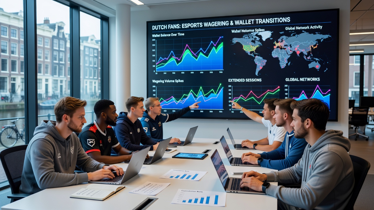 Crypto wallet interfaces gebruikt door esports supporters wereldwijd
