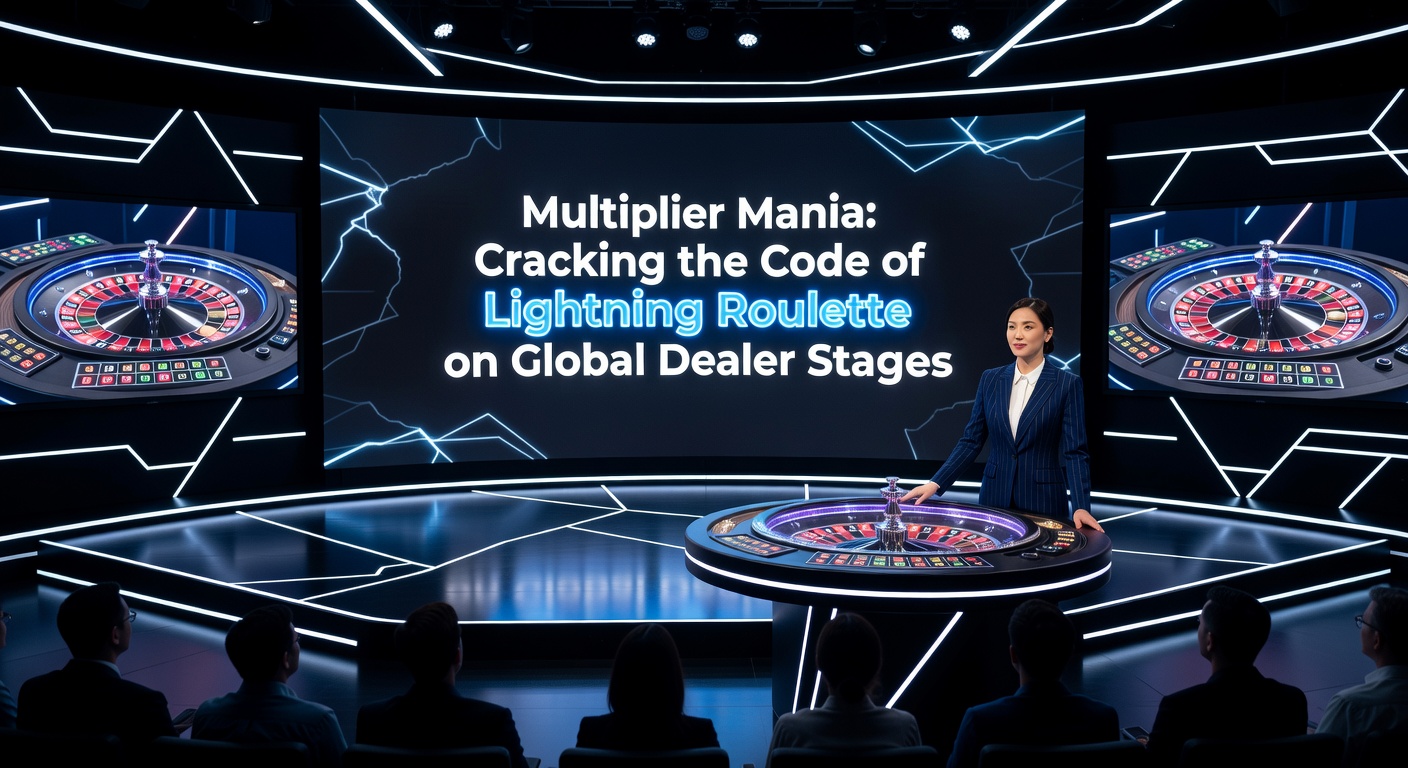 Close-up van een multiplier-activering op een Lightning Roulette wiel, met dealer die de winnaar aankondigt