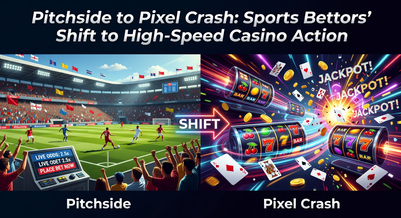 Pixel rocket schiet omhoog in een crash game interface, met sportscores op een tweede scherm die op de achtergrond blijven