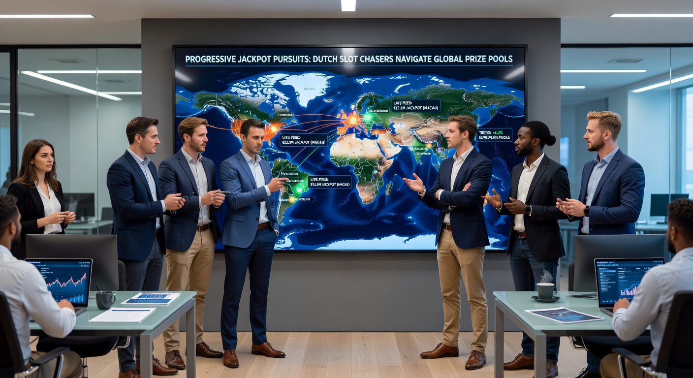 Nederlandse slotspelers turen naar draaiende rollen met groeiende jackpotmeters op een internationaal platform, april 2026