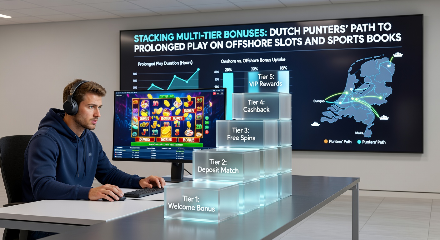 Nederlandse punters die multi-tier bonuses stapelen op offshore slots en sportsbooks voor langer speelplezier
